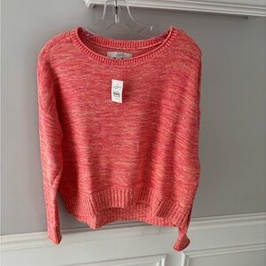 NWT- LOFT Sweater Coral- Size Medium